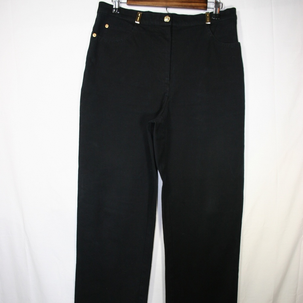 St John Sport by Marie Gray Dark Wash Jeans Sz 10 - Picture 7 of 8